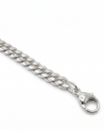 Flachpanzer-Armband 925 Sterlingsilber