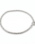 Rundes Königsketten-Armband 925 Sterlingsilber