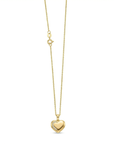 herzkette zirkonia 14k vergoldet 925 sterlingsilber minimalistisch damenschmuck herz anhänger