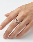 herzring zirkonia 925 sterlingsilber damenschmuck