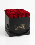 Infinity Rosenbox 25er – Rot in Schwarz