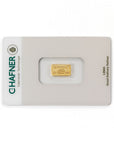 C.HAFNER 1 g Goldbarren 999,9 Feingold