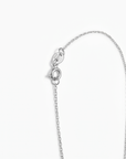 Namenskette – Gravurplatte mit Initiale 925 Silber