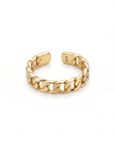 Panzer Ring 925 Silber