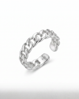Panzer Ring 925 Silber