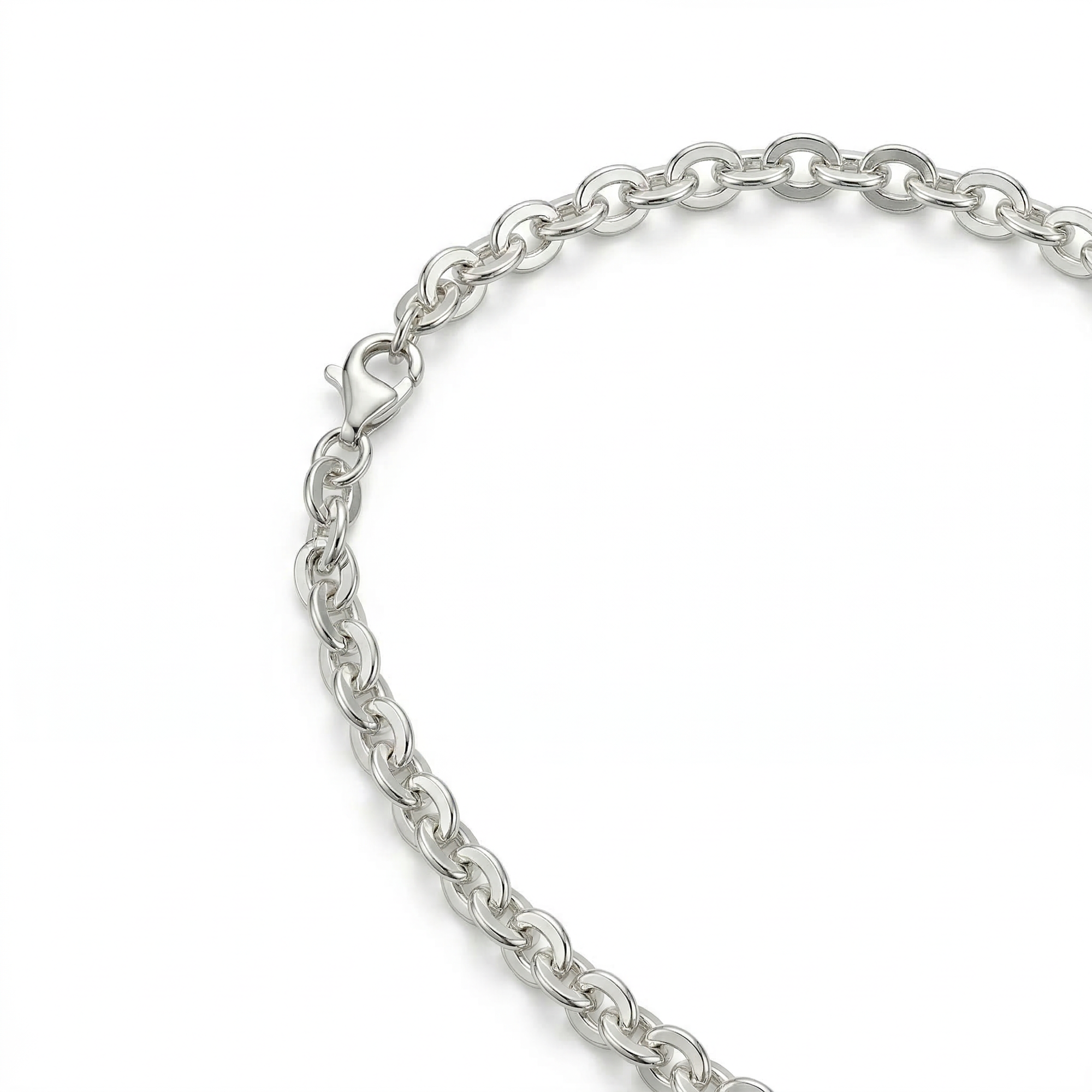 ankerkette 5 mm 925 sterlingsilber silberkette