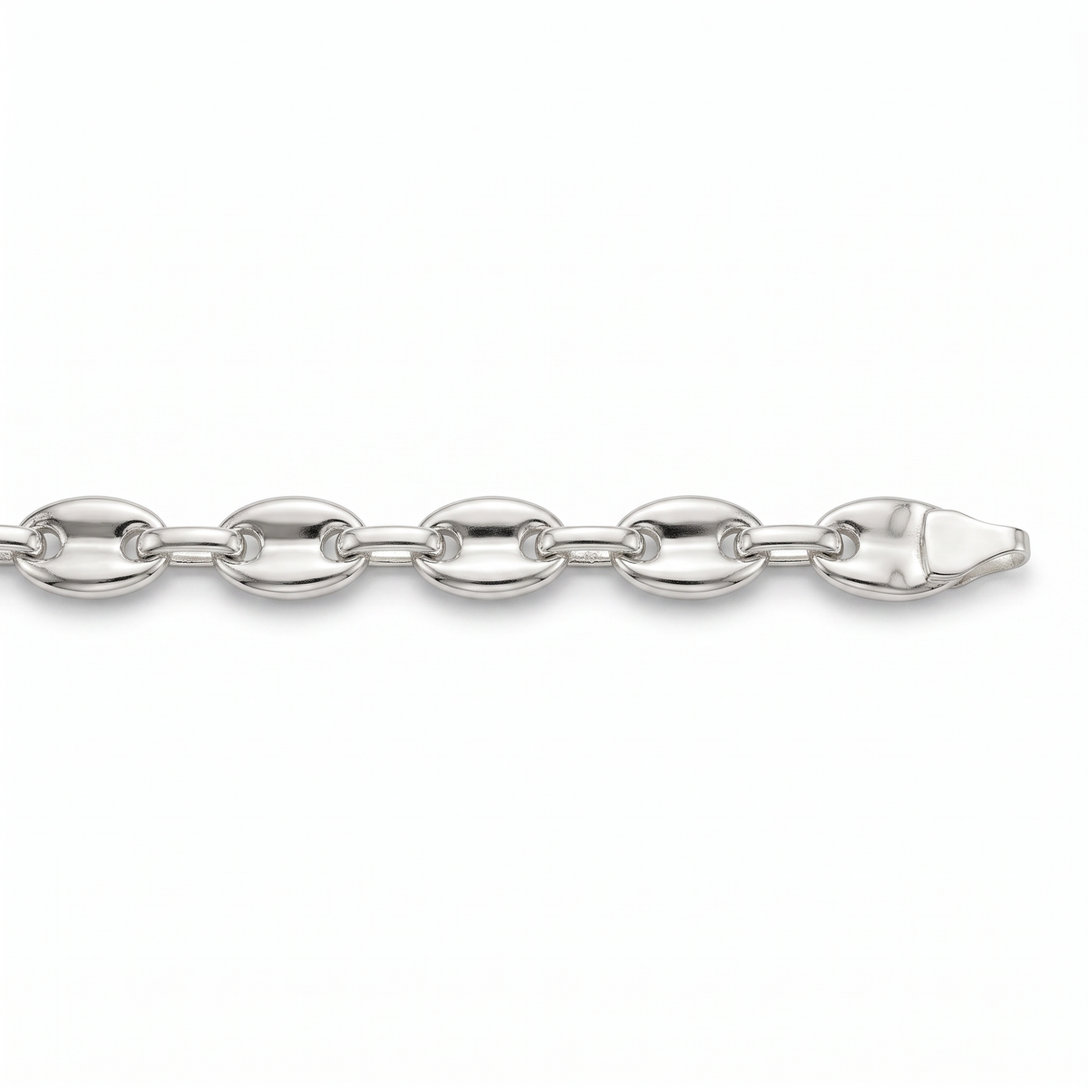 Bohnenarmband 925 Sterlingsilber