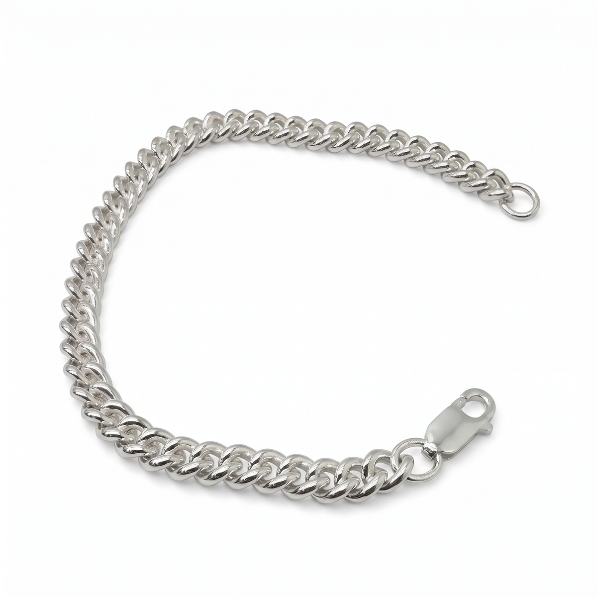 Rundpanzer-Armband 925 Sterlingsilber