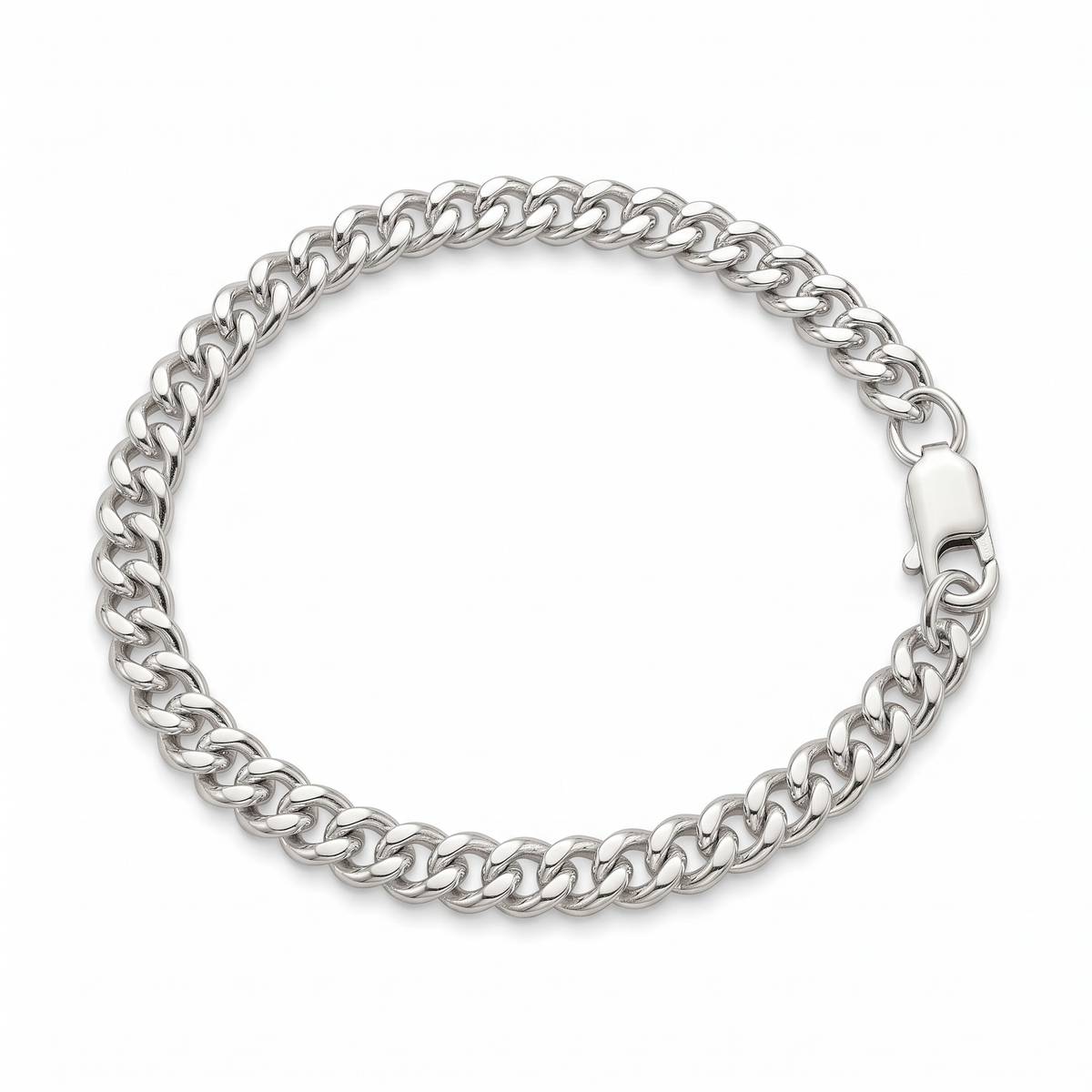 Rundpanzer-Armband 925 Sterlingsilber