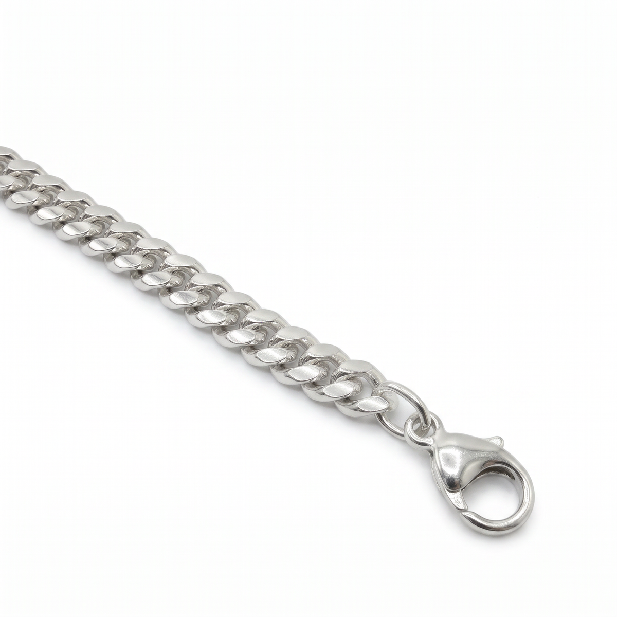 Flachpanzer-Armband 925 Sterlingsilber