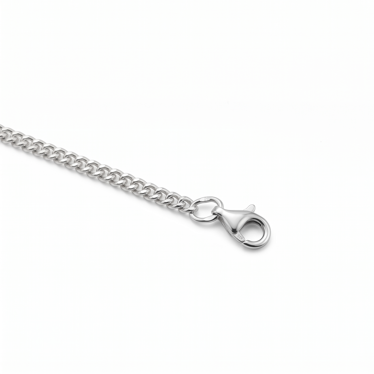 Feines Rundpanzer-Armband 925 Sterlingsilber