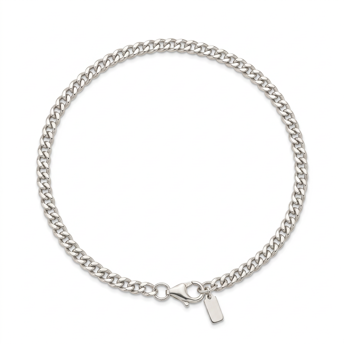 Feines Rundpanzer-Armband 925 Sterlingsilber