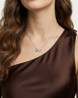 unendlichkeitskette herz zirkonia 925 sterlingsilber damenschmuck symbol liebe